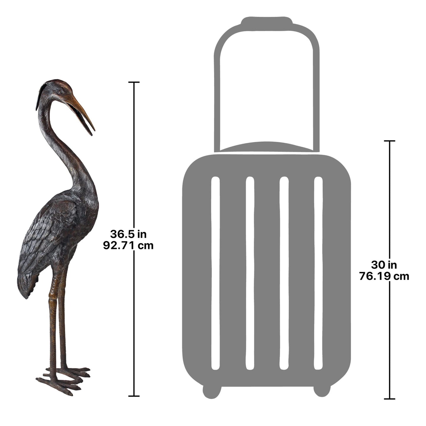 Design Toscano Head Low Garden Statue, Medium, Cast Bronze