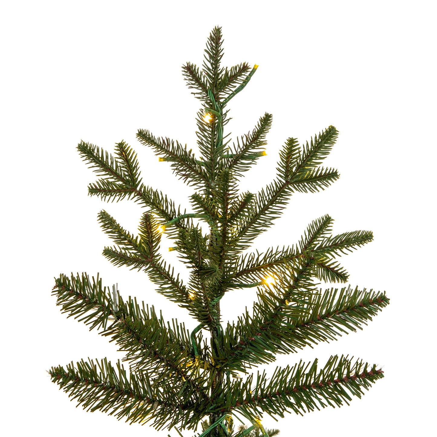 Vickerman 6.5' x 40" Kamas Fraser Fir Artificial Christmas Tree, 3mm LED Color Changing Lights - Lifelike Indoor Seasonal Home Decor - Maintenance Free Faux Fraser Fir Christmas Tree